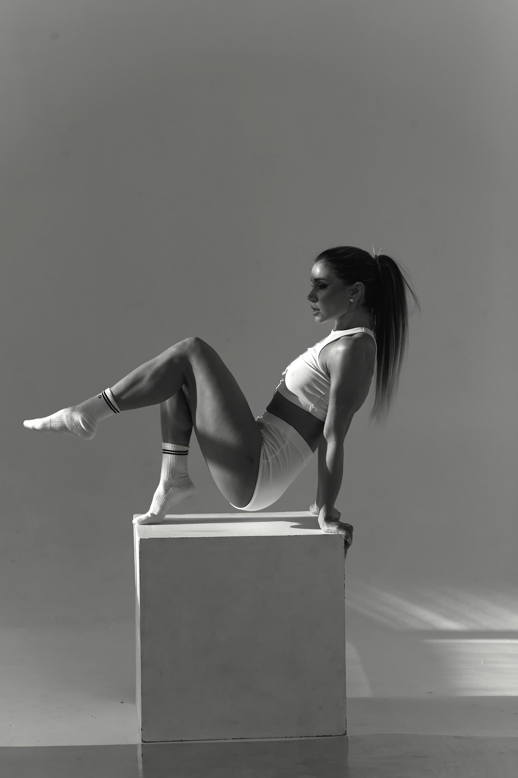 The Babe Body trainer in the studio
